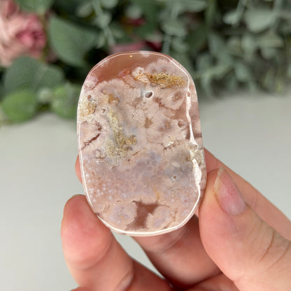 Flower Agate Palmstones