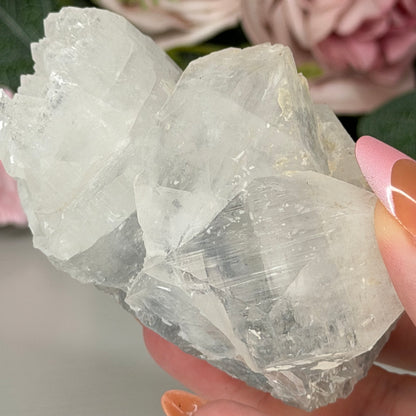 Blue Chalcedony With Apophyllite