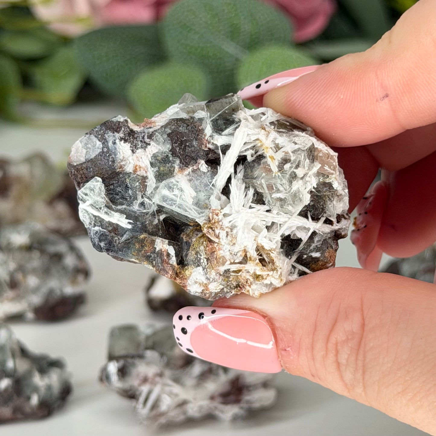 Green Apophyllite With Mordenite