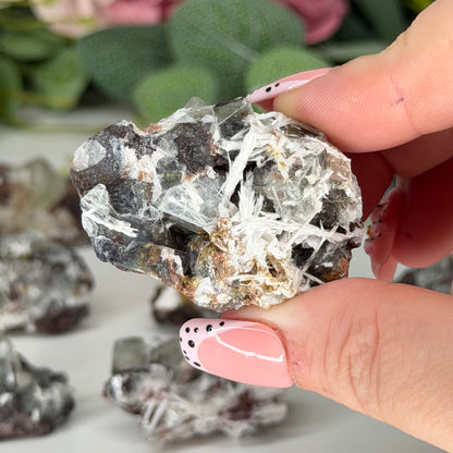 Green Apophyllite With Mordenite