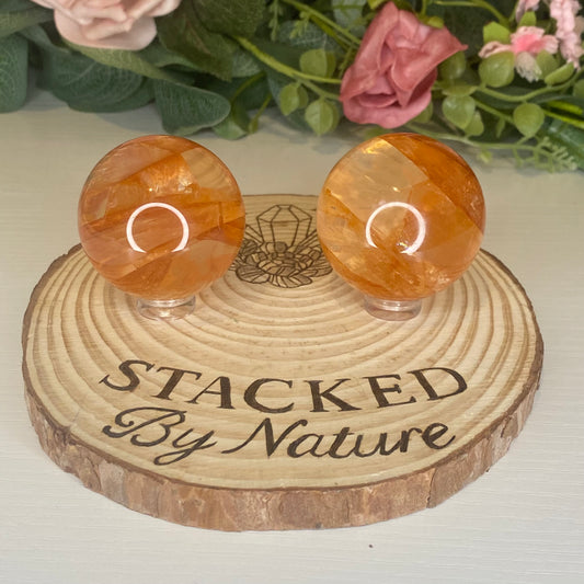 High Quality Fire Quartz Spheres