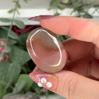 Flower Agate Palm & Hearts