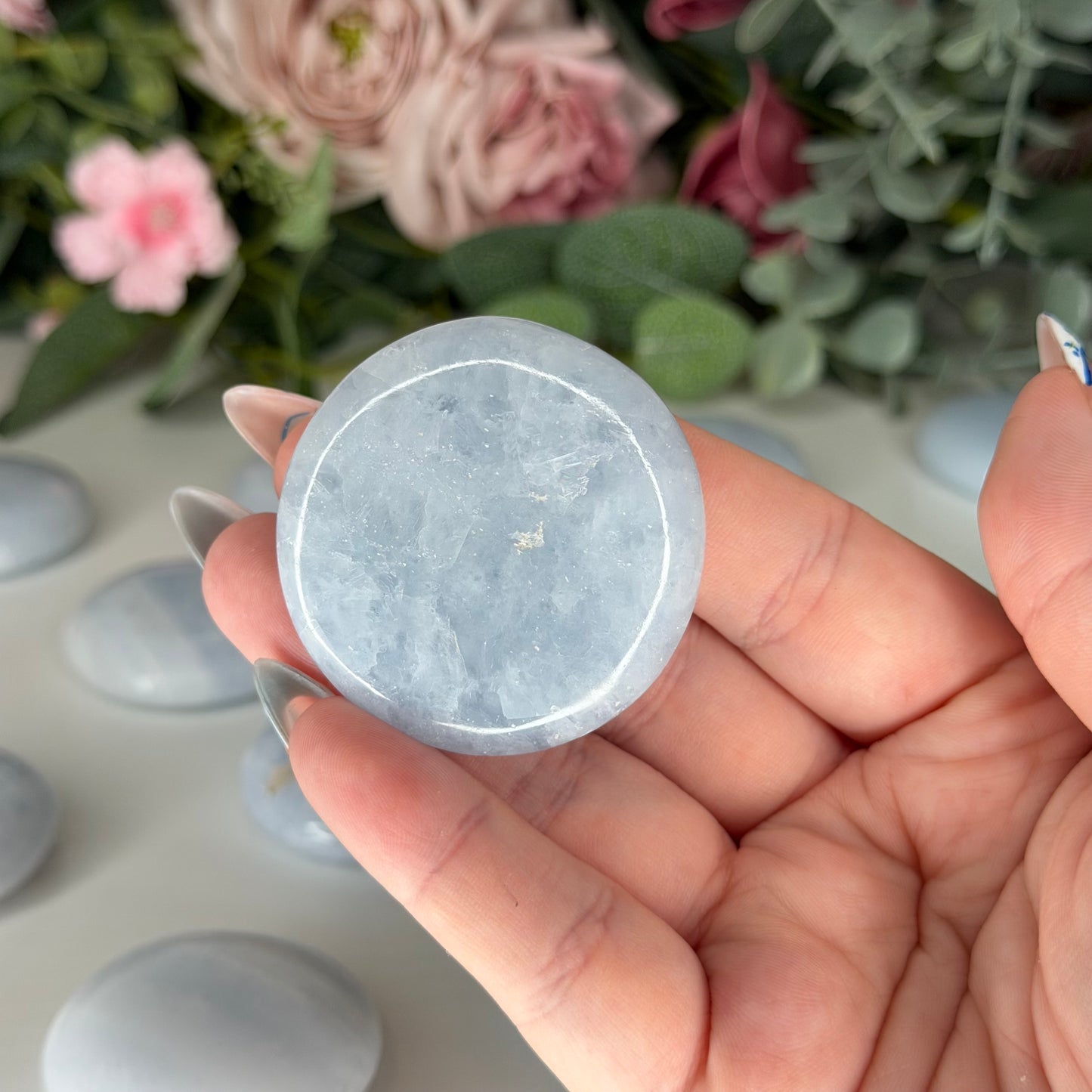 Blue Calcite Flatstone