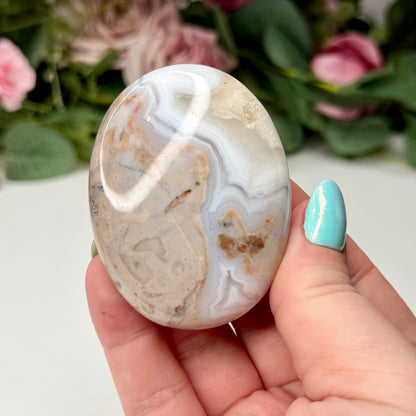 Orca Agate Palmstones