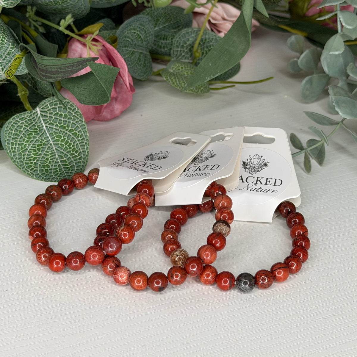 Red Jasper Bracelet (8mm)