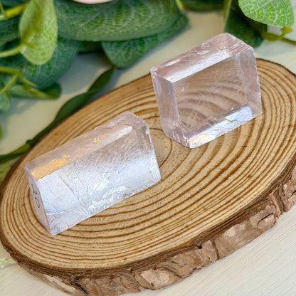 Lilac Optical Calcite Freeforms