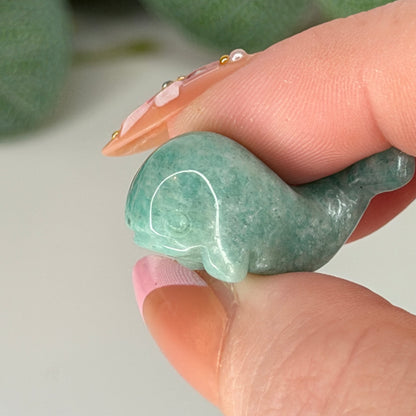 Mini Amazonite Whale