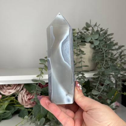 Banded Agate Statement Tower