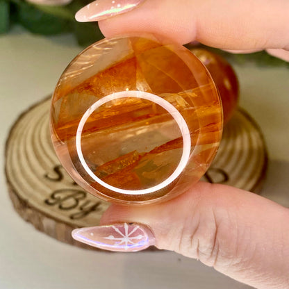 High Quality Fire Quartz Spheres