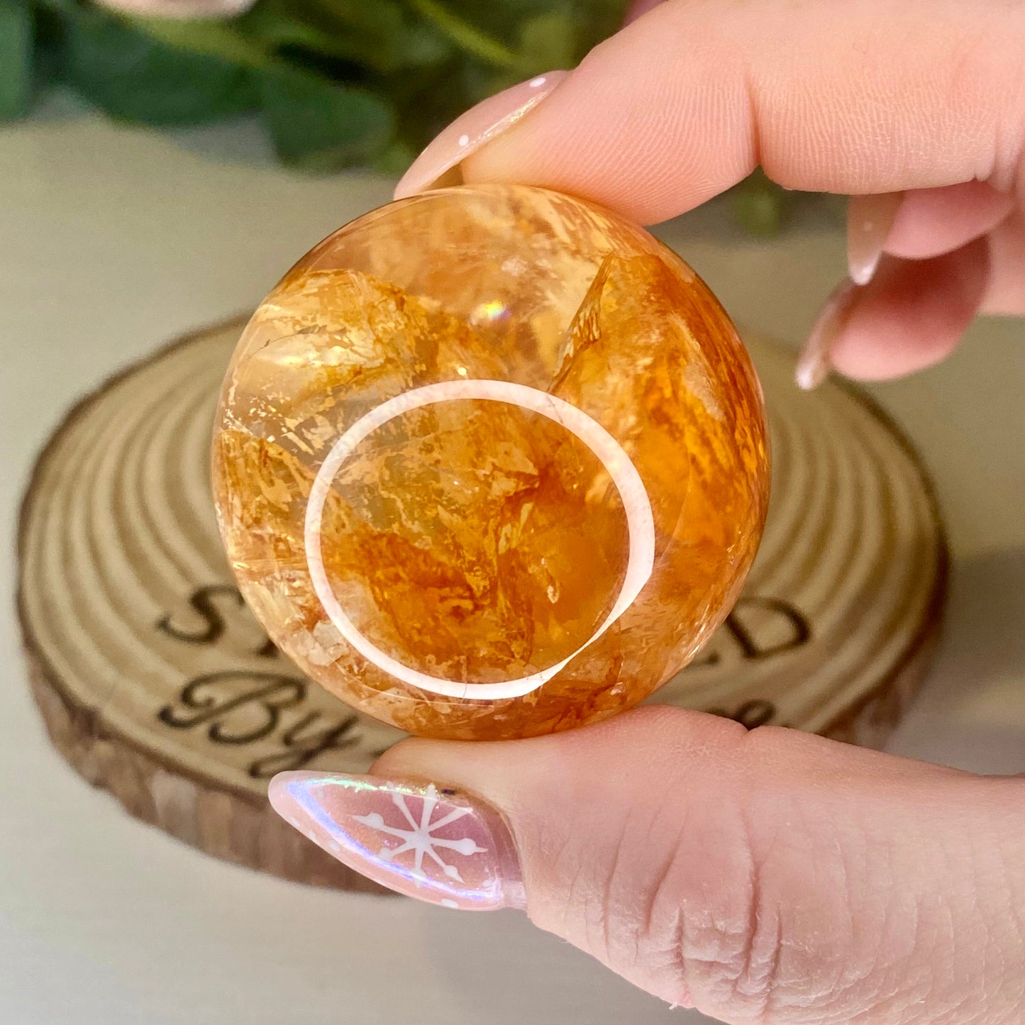High Quality Fire Quartz Spheres