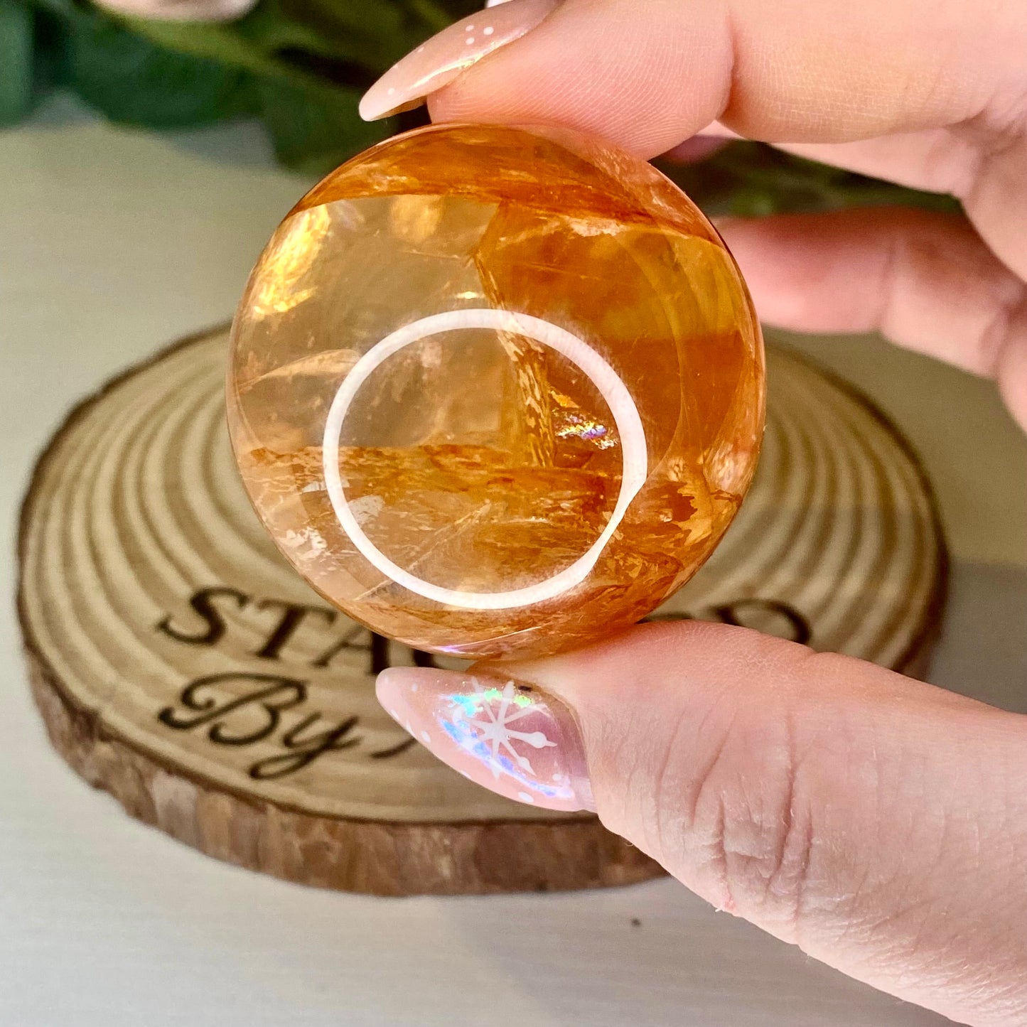 High Quality Fire Quartz Spheres