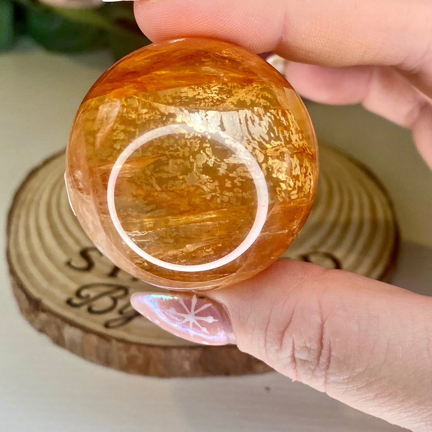 High Quality Fire Quartz Spheres